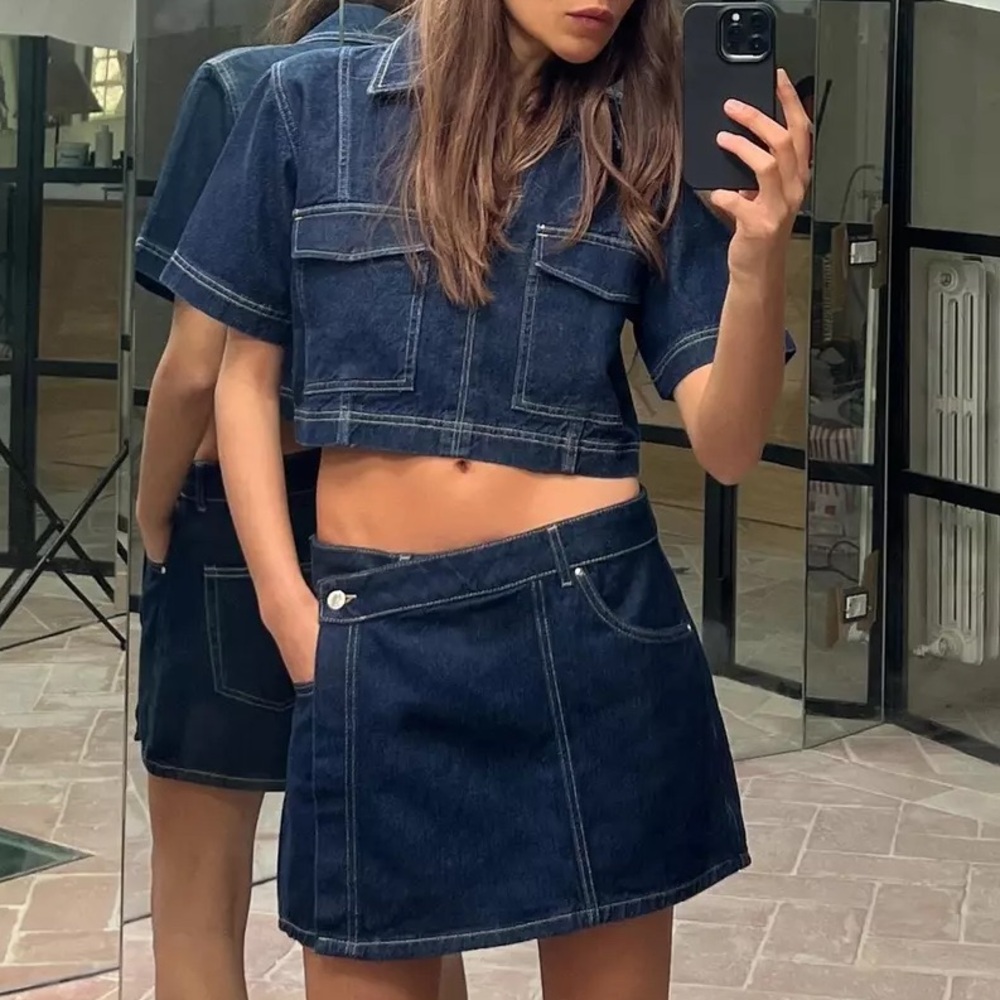 ZARA | Denim Co-ord Set